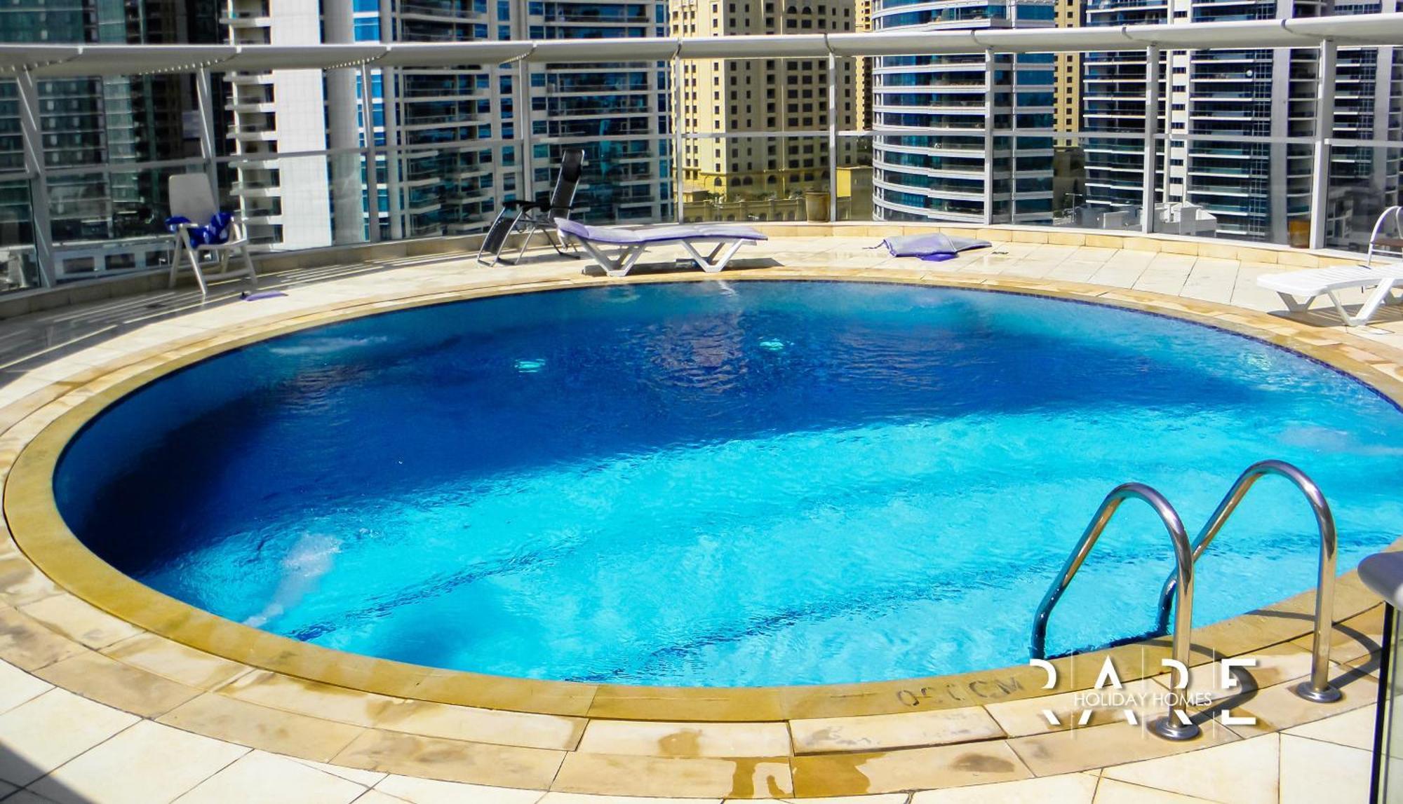 Rare Holiday Homes - Full Marina View - Panoramic Tower - Dubai Marina - R204 Exterior foto