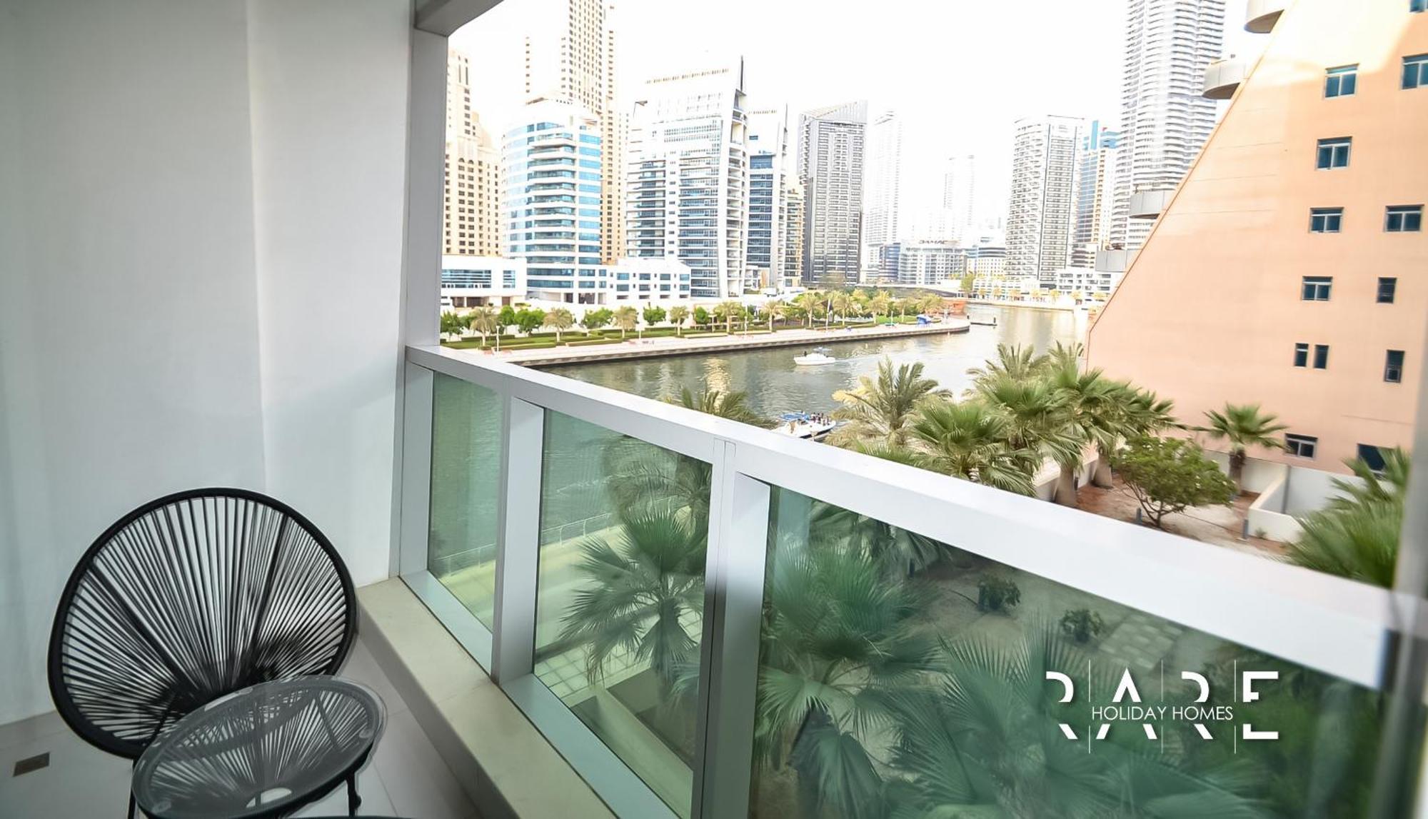 Rare Holiday Homes - Full Marina View - Panoramic Tower - Dubai Marina - R204 Exterior foto